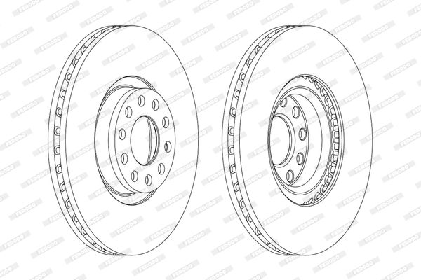 Brake Disc DDF1983C-1