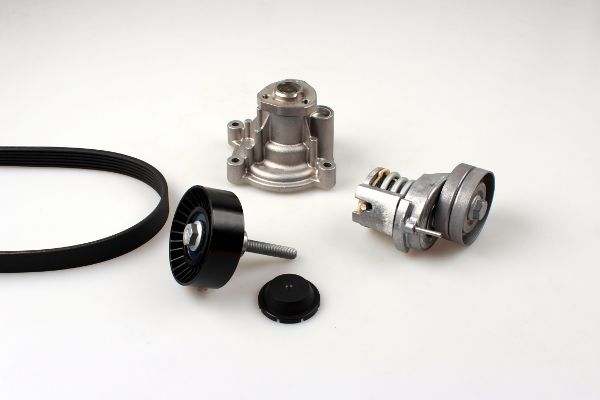 Water Pump + V-Ribbed Belt Kit PK05810