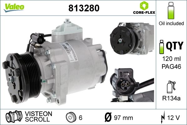 Compressor, air conditioning 813280