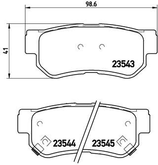 Brake Pad Set, disc brake P 30 014