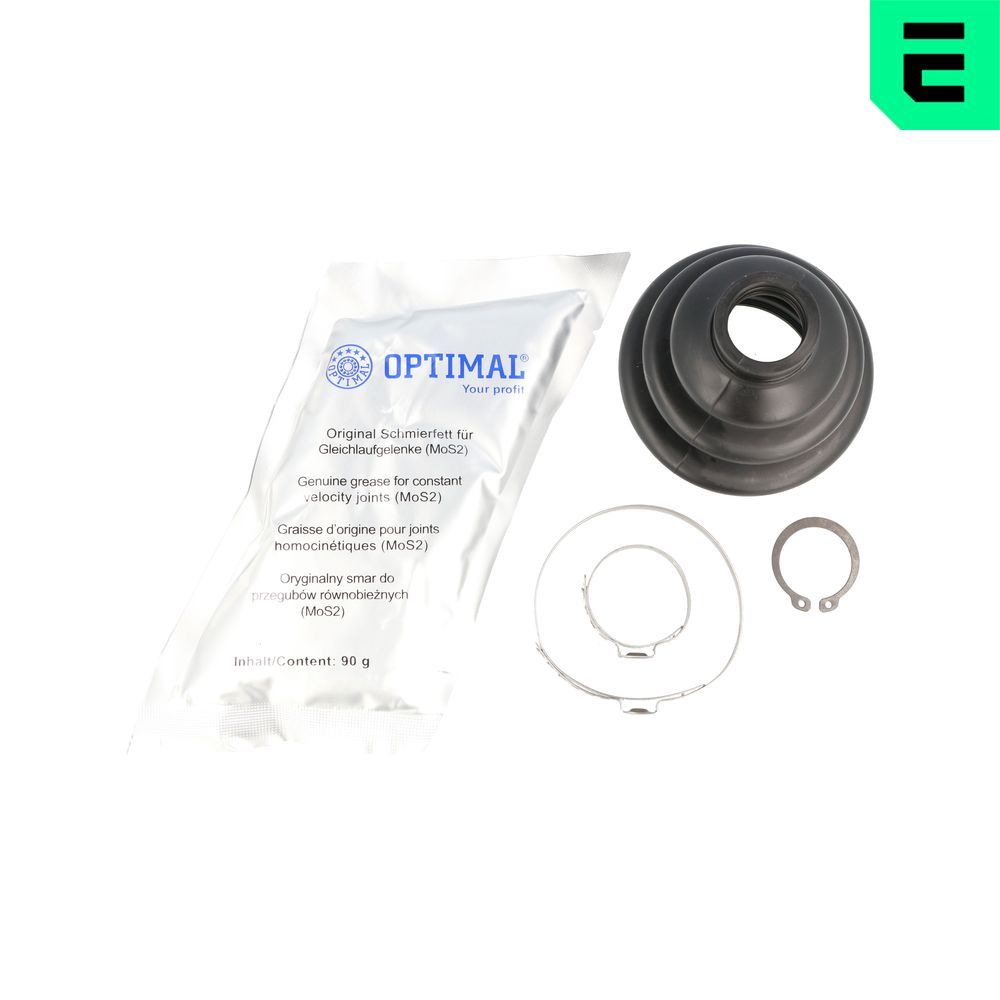 Faltenbalgsatz, Antriebswelle