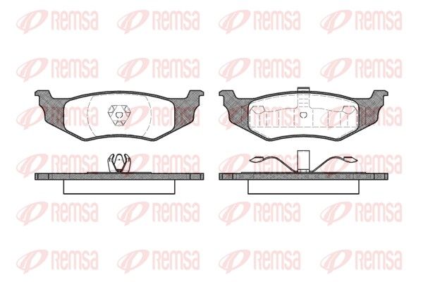 Premium Rear Brake Pad Set Premium Rear Brake Pad Set