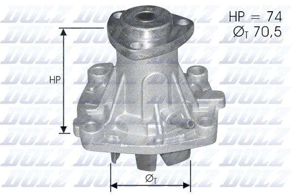 Water Pump, engine cooling A330ST