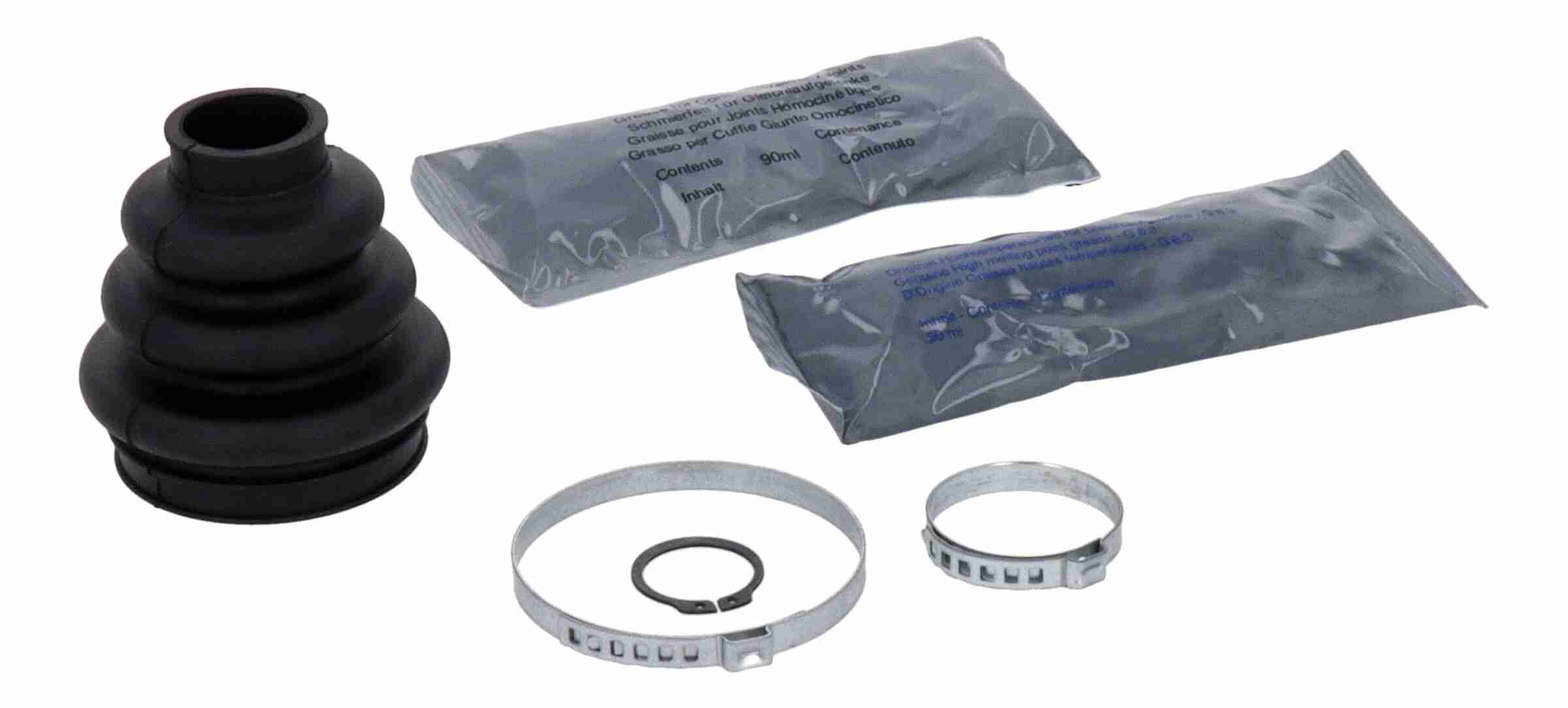 Faltenbalgsatz, Antriebswelle