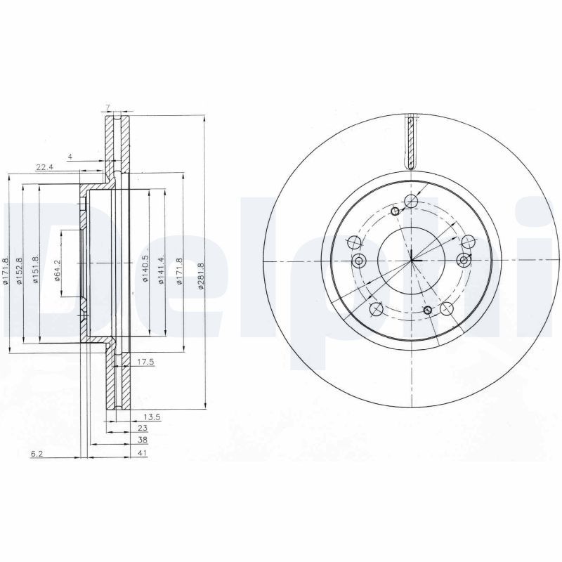 Brake Disc BG3980C