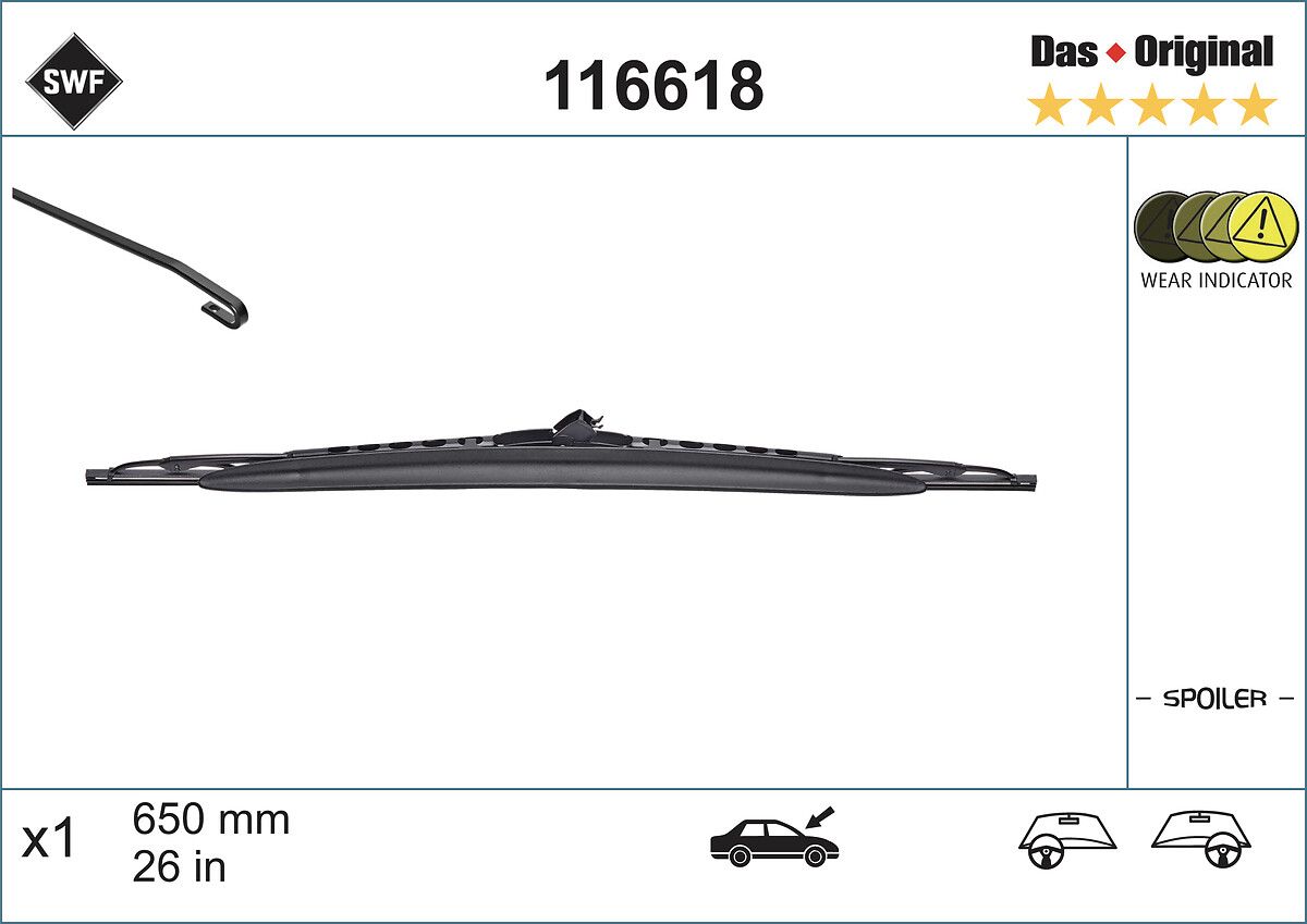 Wiper Blade 116618