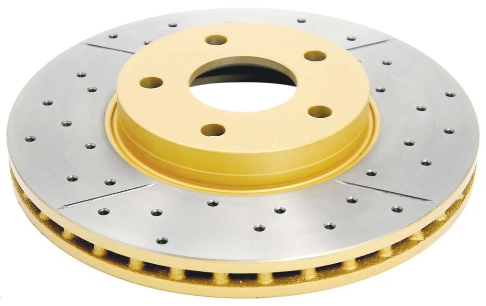 Street Gold Cross-drill/slotted KP [ Ford Focus 05-> F ] - TecDoc Only