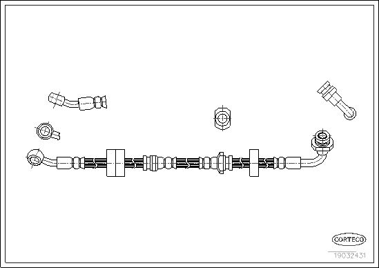 FLEXIBLE DE FREIN SUZUKI VITARA  0705