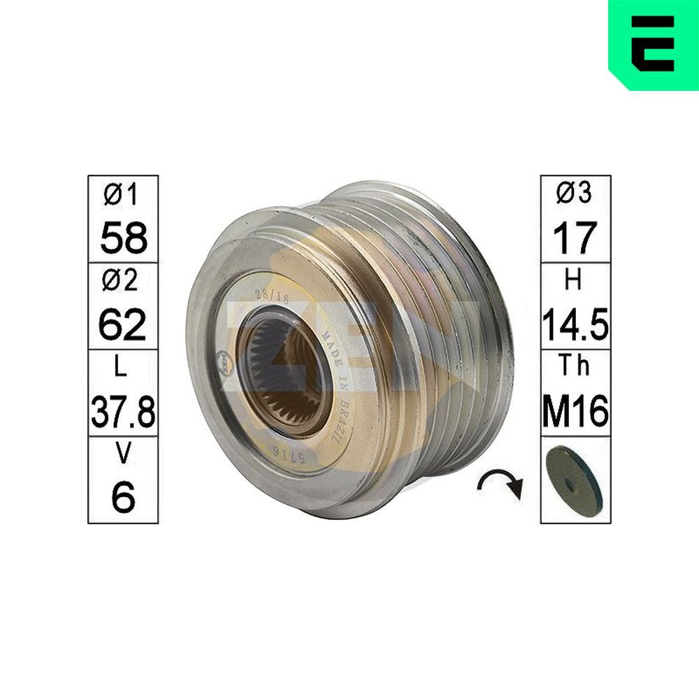 ERA ZN5716 - Generatorfreilauf