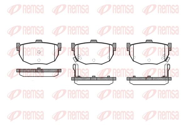 Premium Rear Brake Pad Set