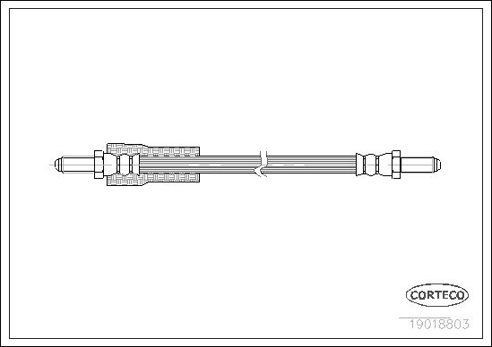 FLEXIBLE DE FREIN FORD-FORD L.T.  0705