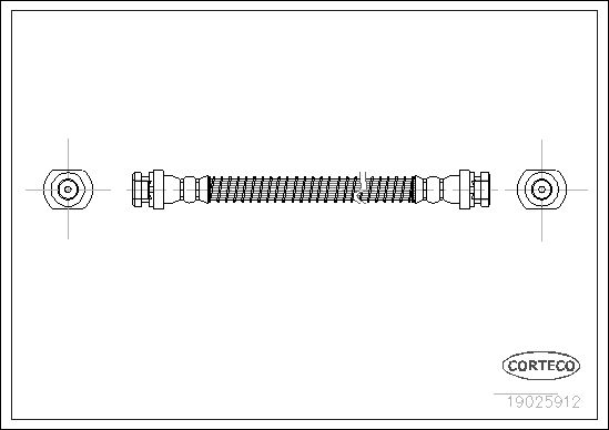 FLEXIBLE DE FREIN MITSUBISHI L30  0705