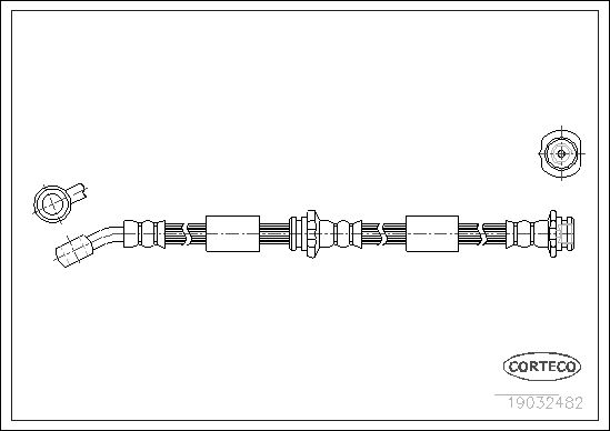 FLEXIBLE DE FREIN NISSAN MICRA  0705