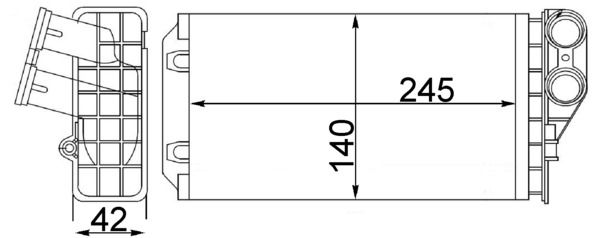 Wärmetauscher, Innenraumheizung