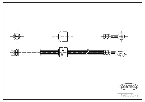 FLEXIBLE DE FREIN DAEWOO NUBIRA  0705