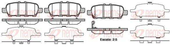 Premium Rear Brake Pad Set Premium Rear Brake Pad Set