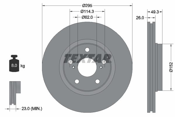 Brake Disc 92163903