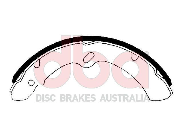 Street Series Brake Shoes [Nissan Cabstar/Caball 320mm] - TecDoc Only