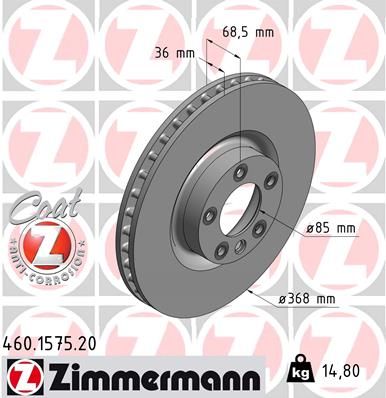 Brake Disc 460.1575.20