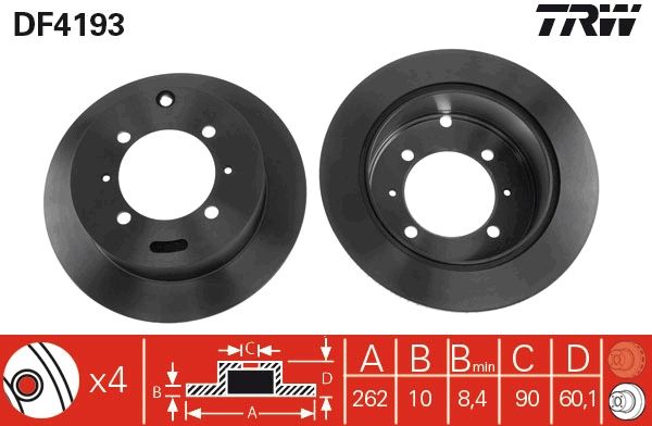 PAIRE DE DISQUES  9900