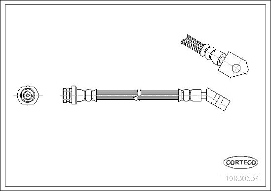 FLEXIBLE DE FREIN NISSAN PICK UP  0705