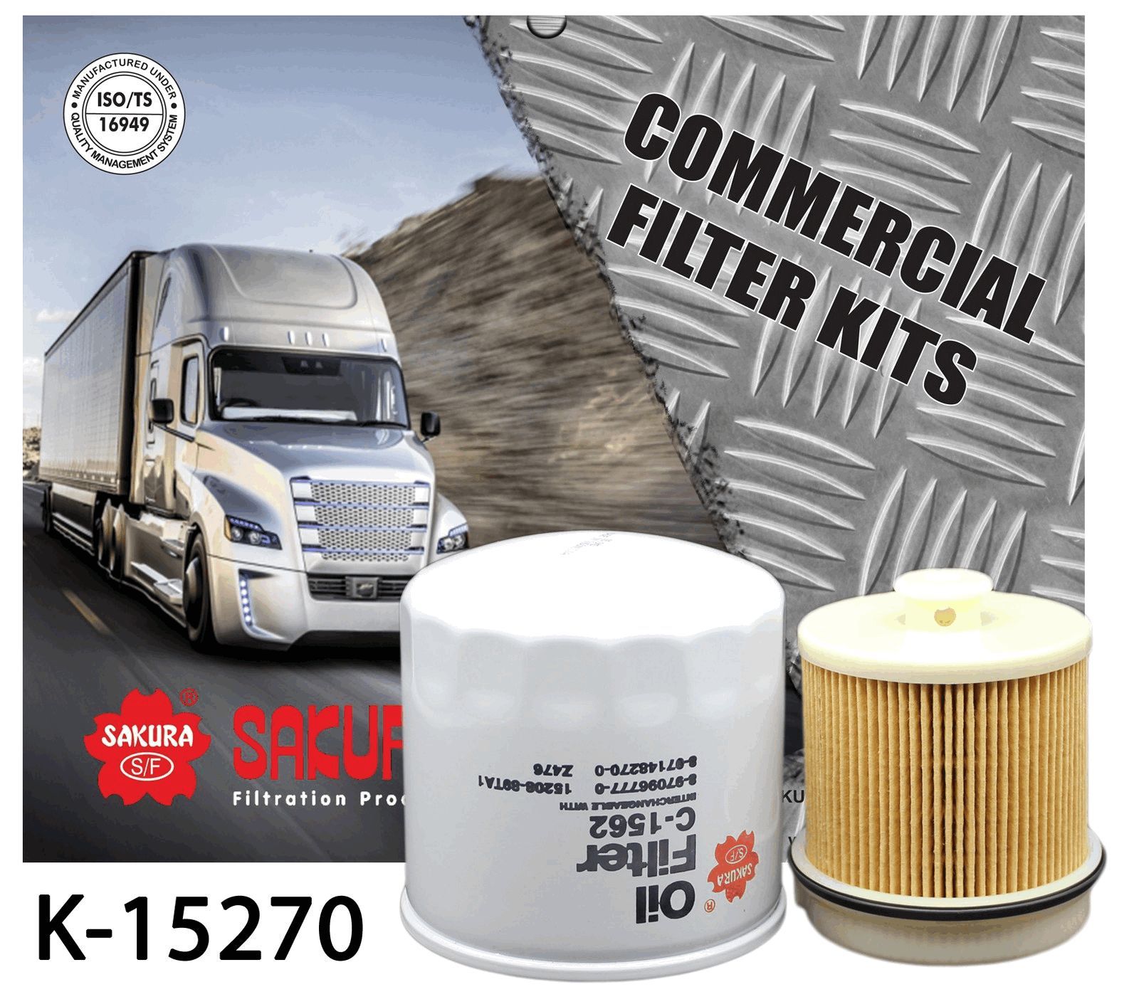 TRUCK FILTER KIT ISUZU NLR85 - TecDoc Only