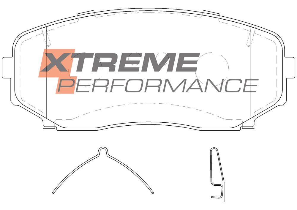DBA XP PERFORMANCE BRAKE PADS [ Mitsubishi Pajero Sport 2015-on / MR Triton 2019-on F ] - TecDoc Only