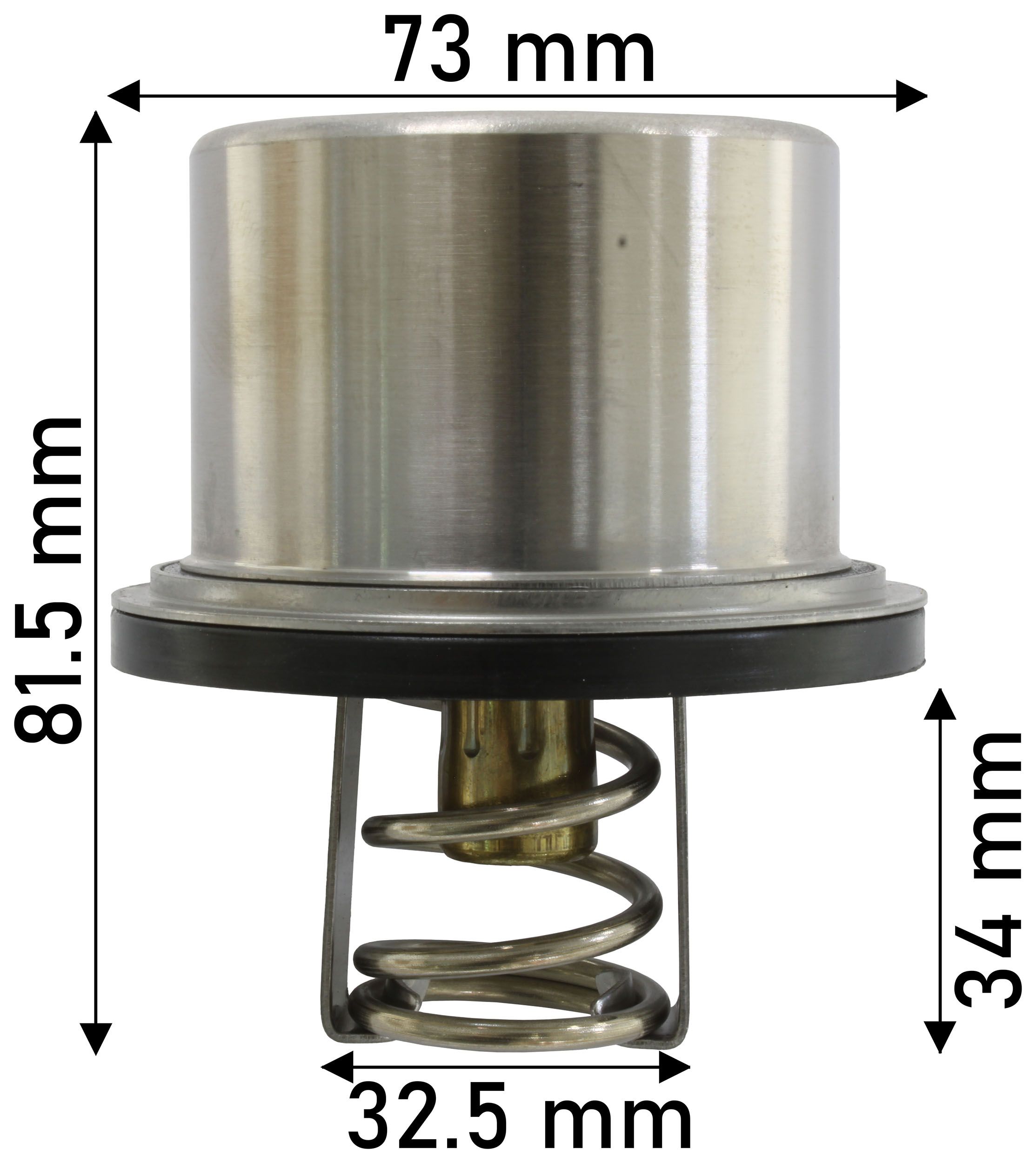THERMOSTAT 72MM DIA 77C FREIGHTLINER - TecDoc 1