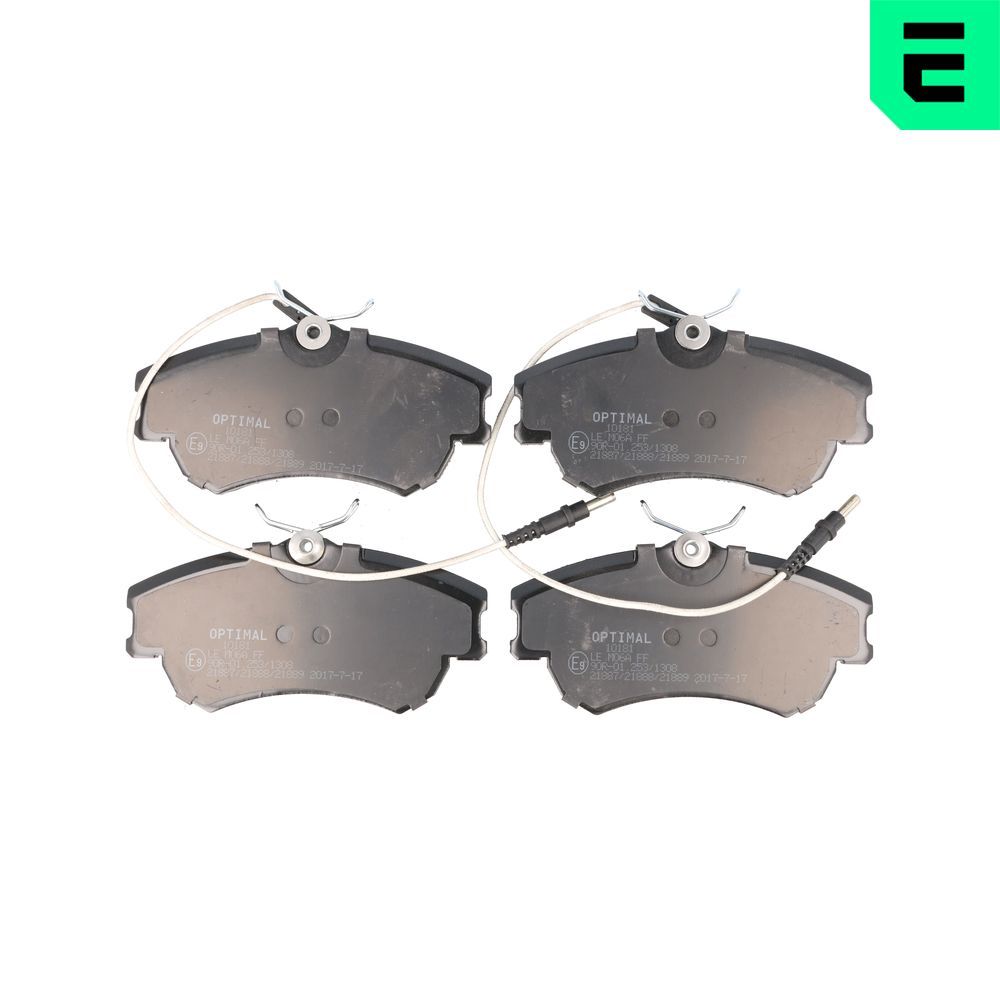 OPTIMAL BP-10181 - Bremsbelagsatz, Scheibenbremse