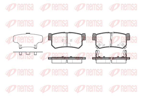 Premium Rear Brake Pad Set Premium Rear Brake Pad Set