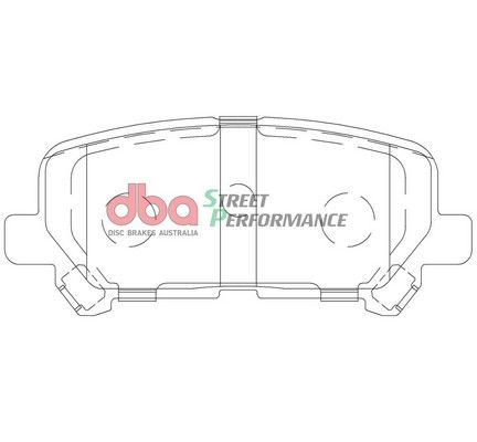 DBA SP PERFORMANCE BRAKE PADS [ Holden Colorado 7 / ISUZU MUX 2012-on R ] - TecDoc Only
