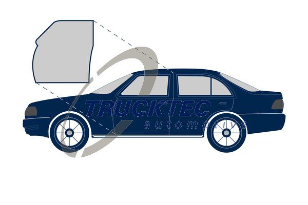 TRUCKTEC AUTOMOTIVE 02.53.049 Door Seal
