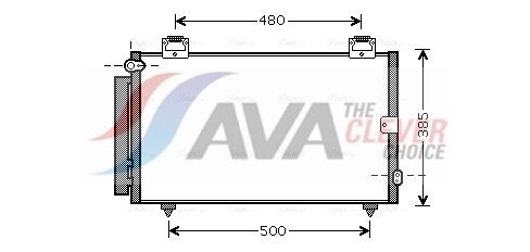 TOA5594D AVA QUALITY COOLING ** CLEVER FIT ** kondenzátor, klíma