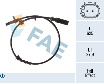 Sensor, wheel speed 78267