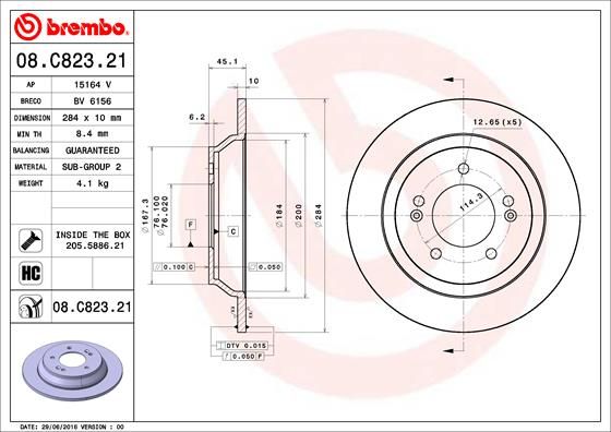 Brake Disc 08.C823.21