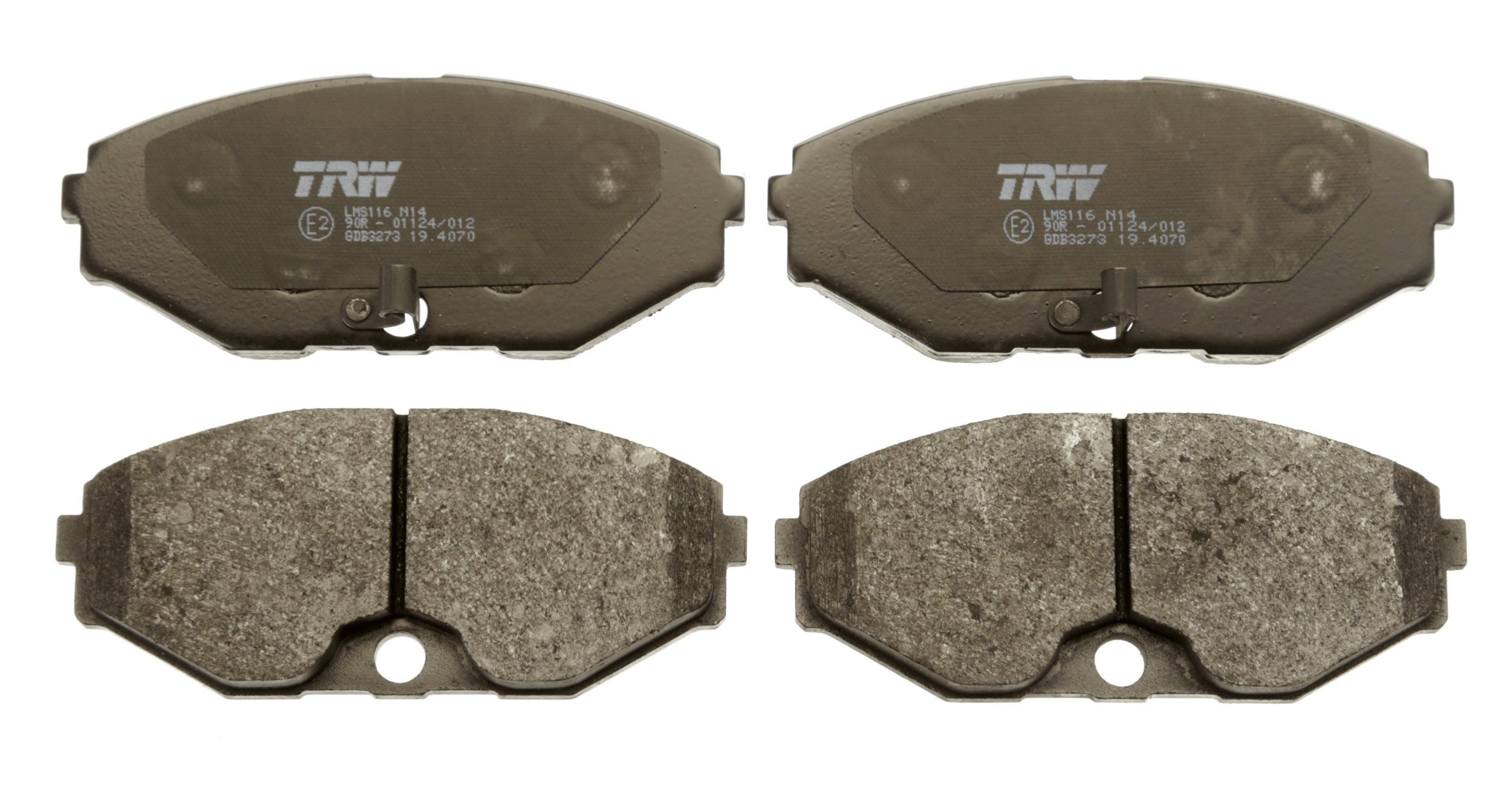 TRW DISC BRAKE PADS - TecDoc 2