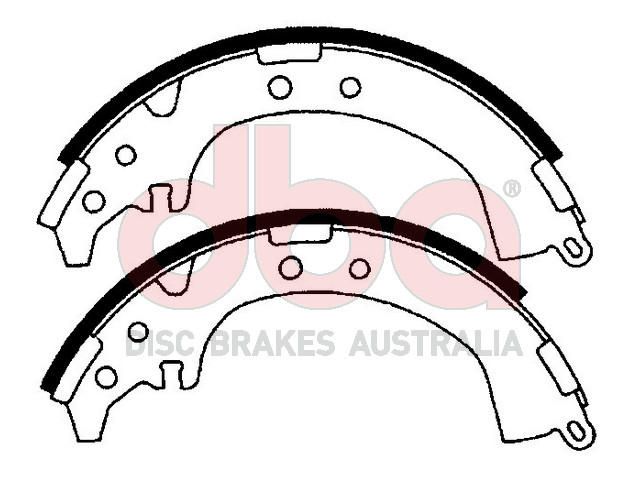 Street Series Brake Shoes [Toyota Camry/Vista 1986-94 228.6mm] - TecDoc Only