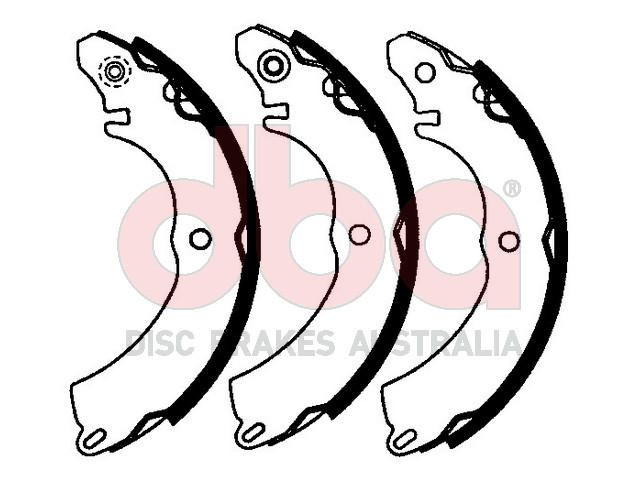 Street Series Brake Shoes [Mitsubishi Colt/Lancer 203.2mm] - TecDoc Only