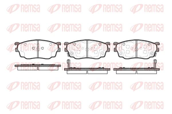 Brake Pad Set, disc brake 0800.02