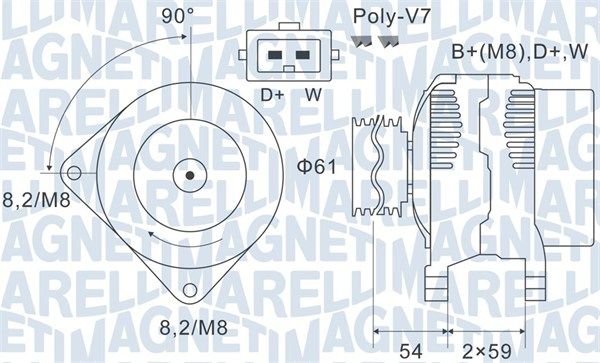 Alternator 063731143010