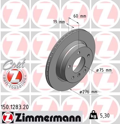 Brake Disc 150.1283.20