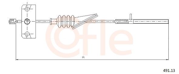 COFLE 491.13 - Seilzug, Feststellbremse