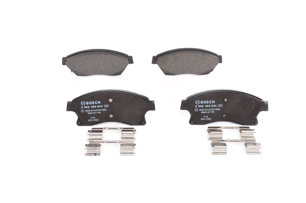 Brake Pad Set, disc brake 0 986 494 644