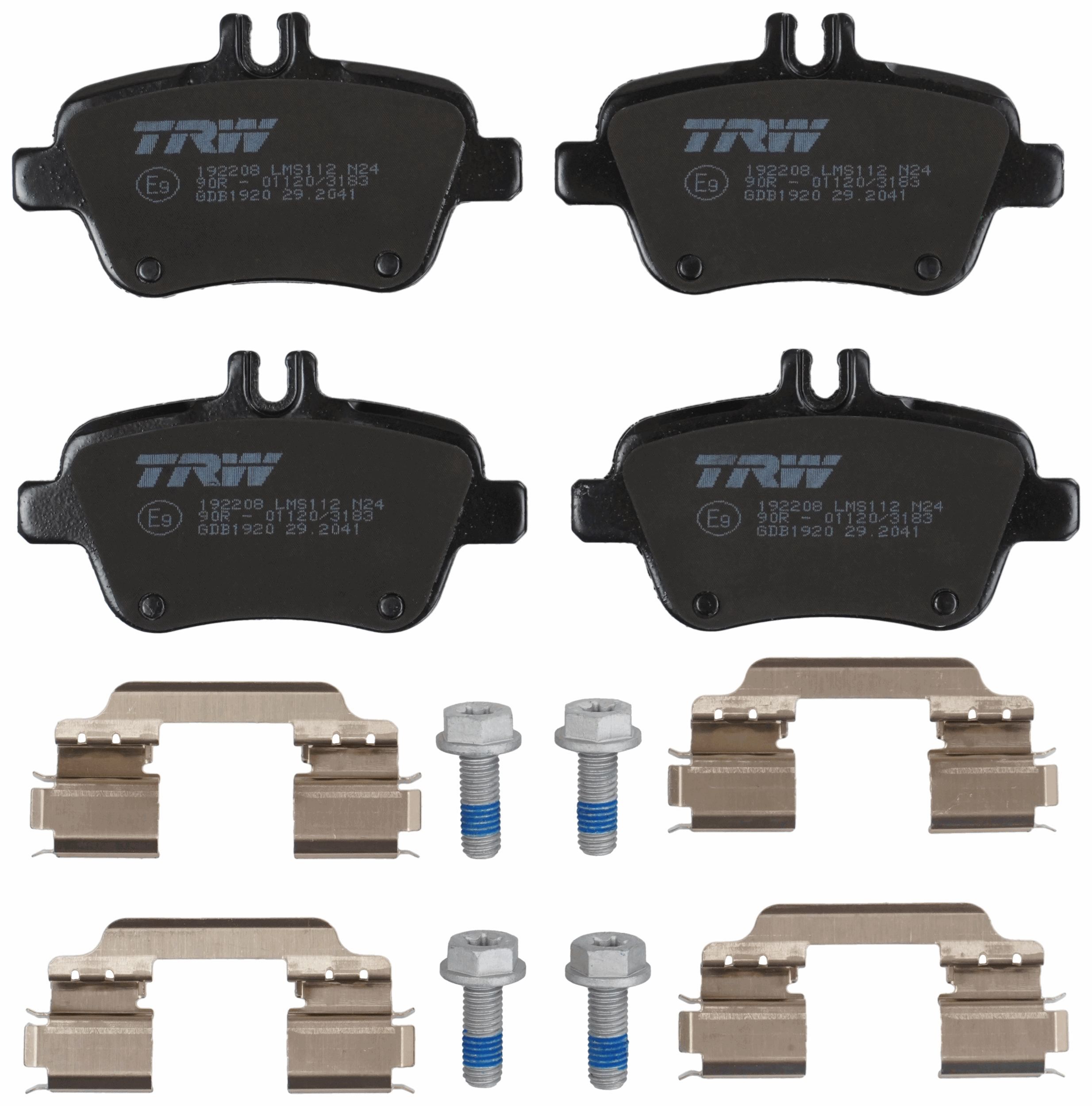 TRW DISC BRAKE PADS - TecDoc 2