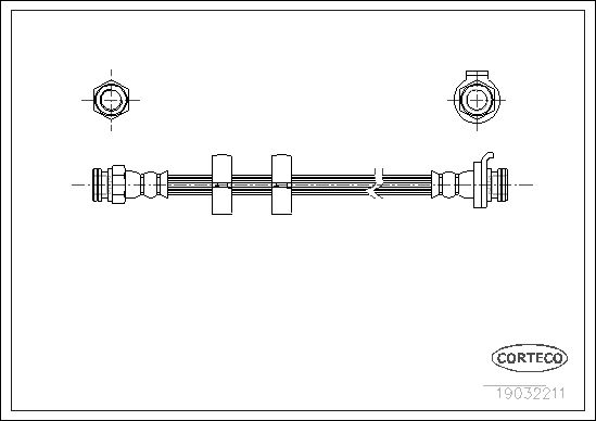 FLEXIBLE DE FREIN FIAT COUPE  0705