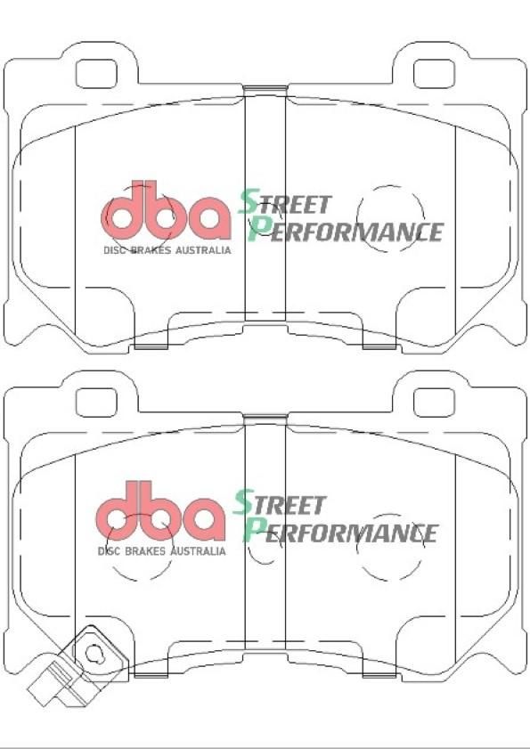 DBA SP PERFORMANCE BRAKE PADS [ Nissan 370Z, Akebono Caliper F ] - TecDoc Only