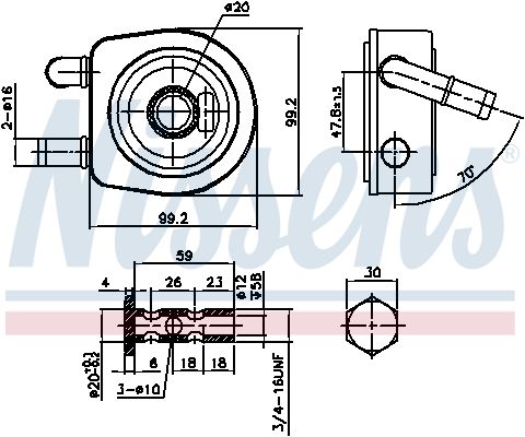 Ölkühler, Automatikgetriebe Ölkühler, Automatikgetriebe