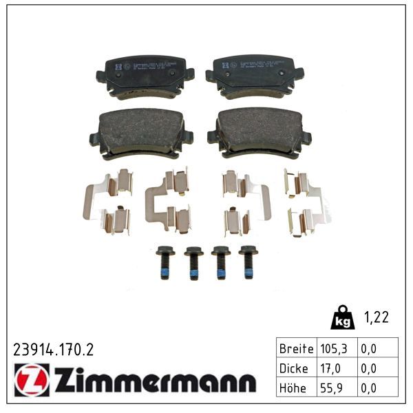 Bremsbelagsatz, Scheibenbremse