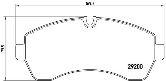 Brake Pad Set, disc brake P 50 059