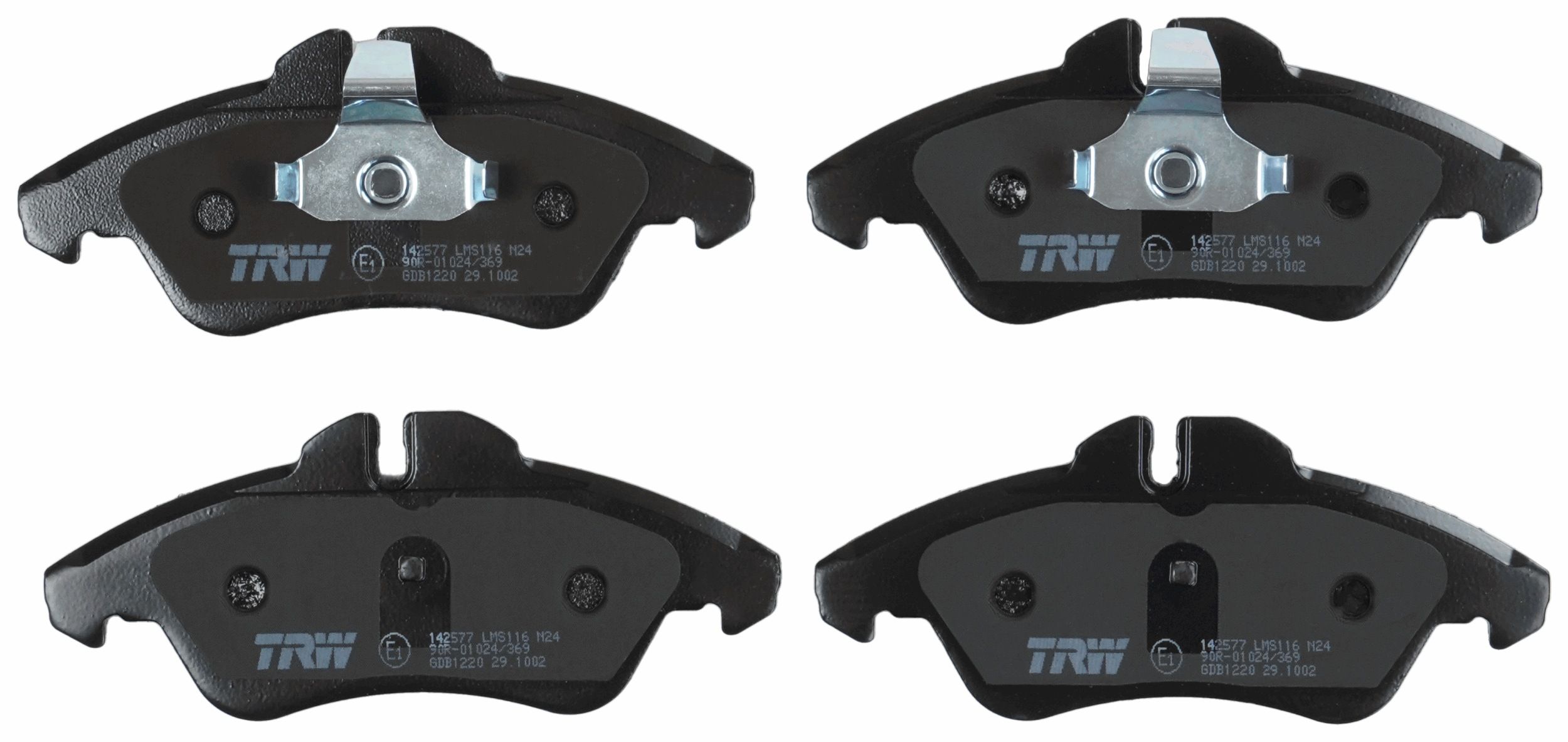 TRW DISC BRAKE PADS - TecDoc 2